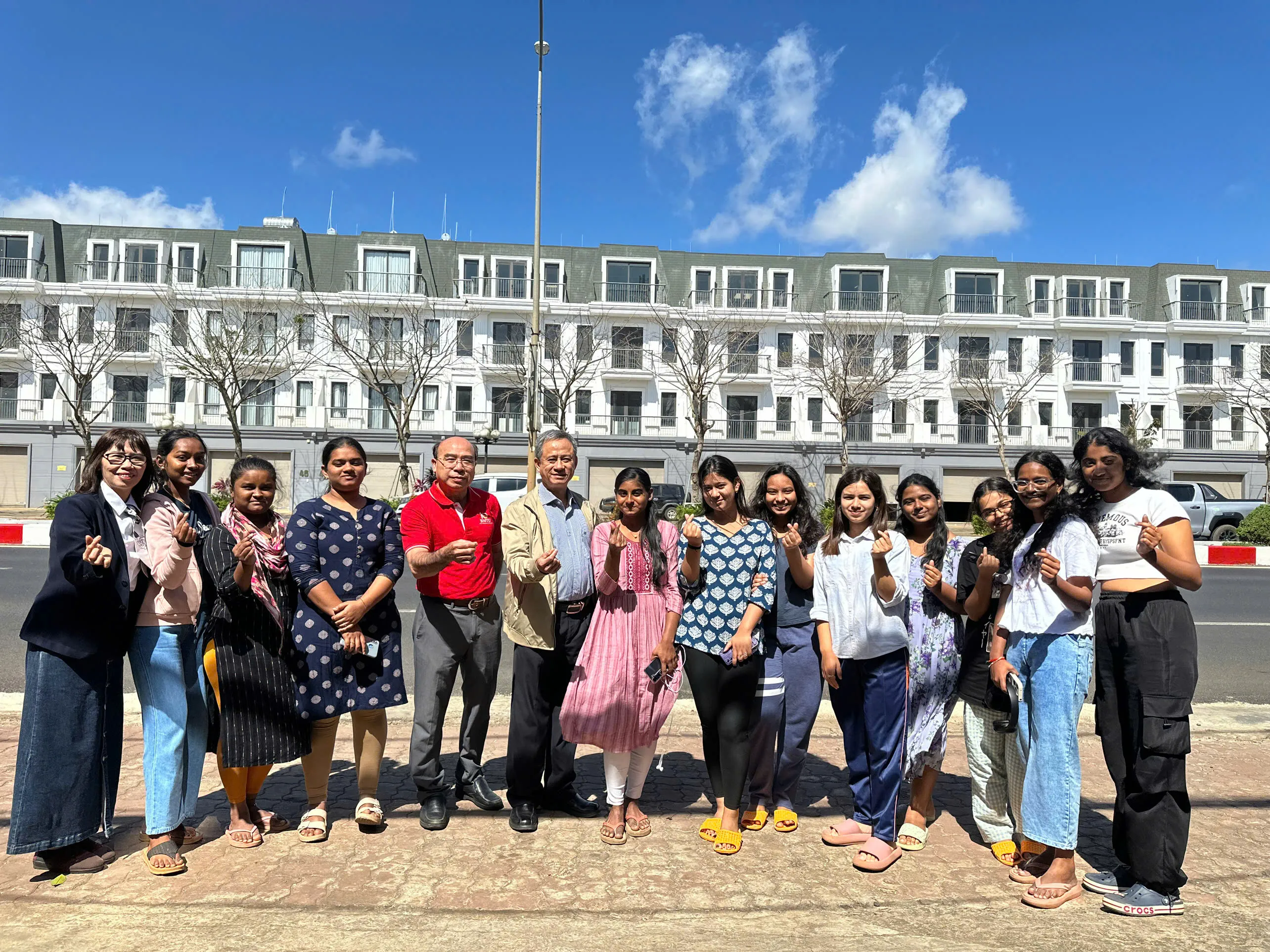 Indian students having fun in BMU